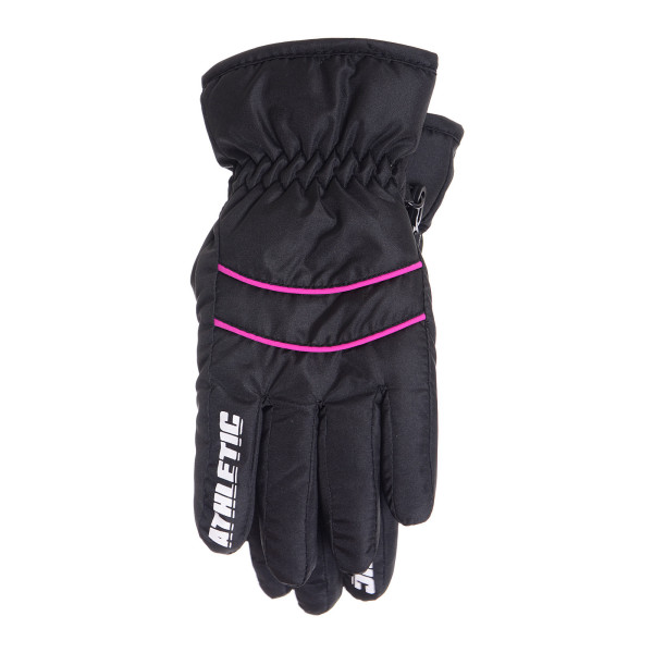 Athletic Ski Glove Jn Black 