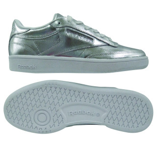 Reebok CLUB C 85 S SHINE   SILVER/WHITE 