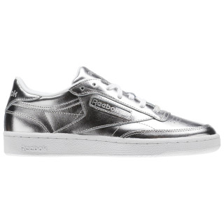 Reebok CLUB C 85 S SHINE   SILVER/WHITE 