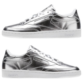 Reebok CLUB C 85 S SHINE   SILVER/WHITE 