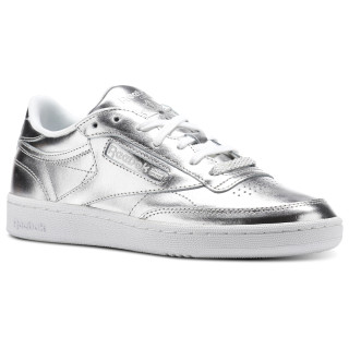 Reebok CLUB C 85 S SHINE   SILVER/WHITE 