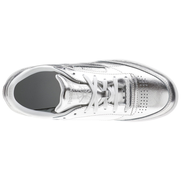 Reebok CLUB C 85 S SHINE   SILVER/WHITE 