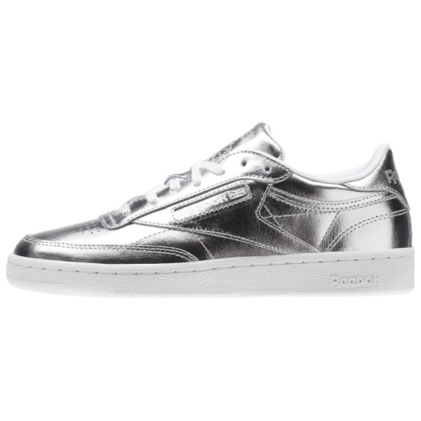 Reebok CLUB C 85 S SHINE   SILVER/WHITE 