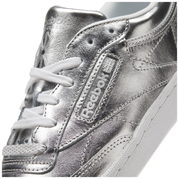 Reebok CLUB C 85 S SHINE   SILVER/WHITE 