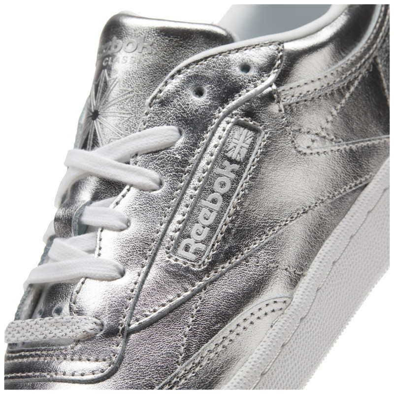 Reebok CLUB C 85 S SHINE   SILVER/WHITE 