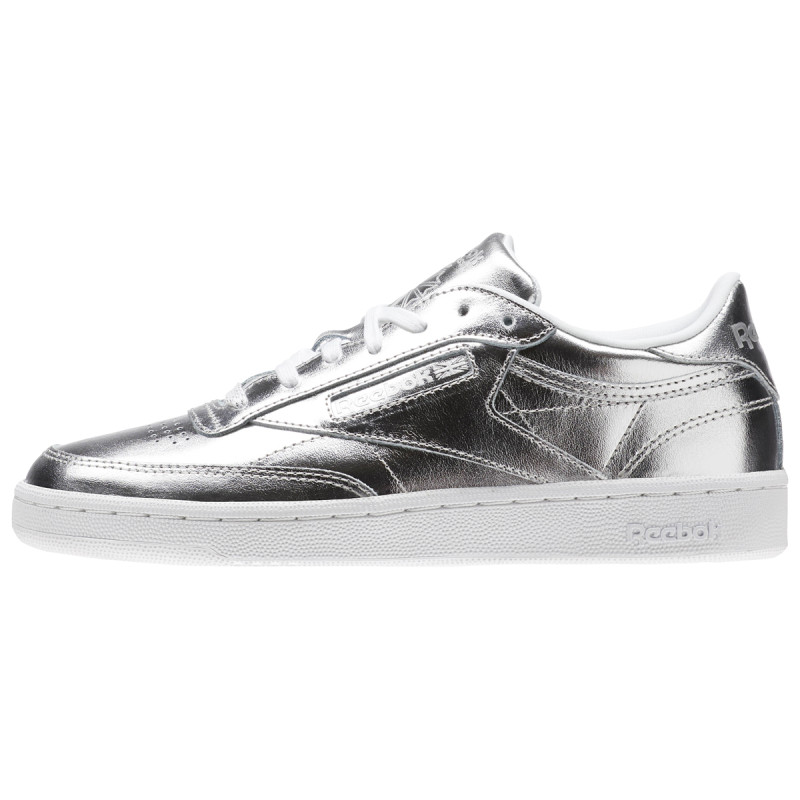 Reebok CLUB C 85 S SHINE   SILVER/WHITE 