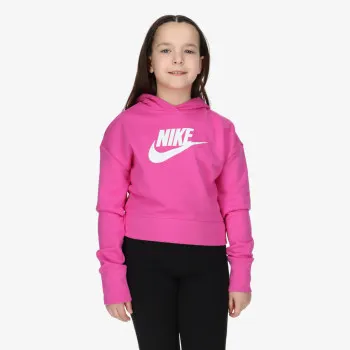 Nike G NSW CLUB FT CROP HOODIE HBR 