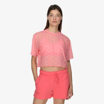 Nike W NSW AIR AOP MESH SS CROP TOP 