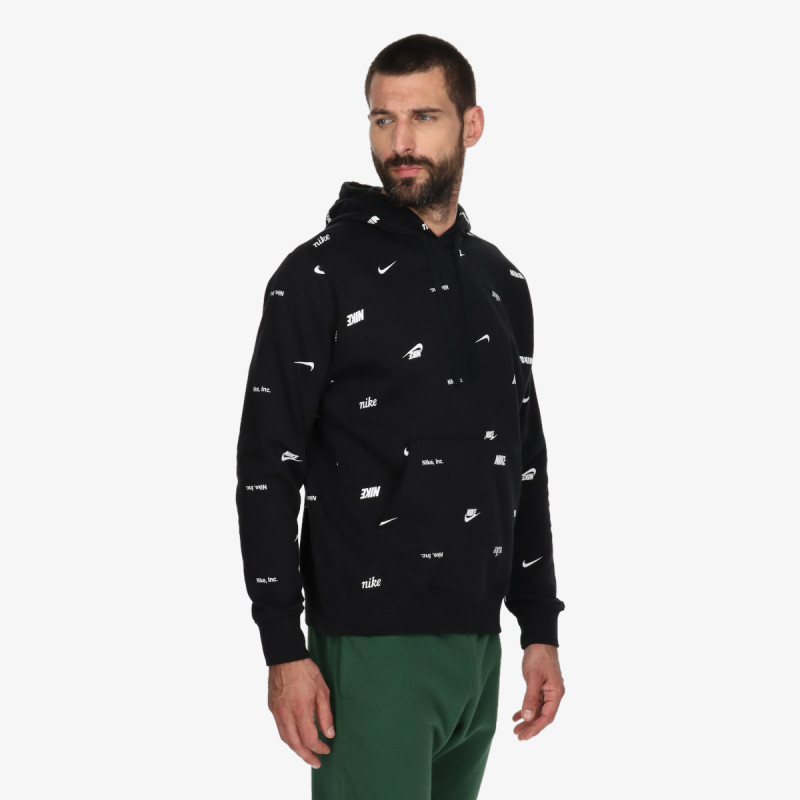Nike M NK CLUB+ BB PO AOP HOODIE 