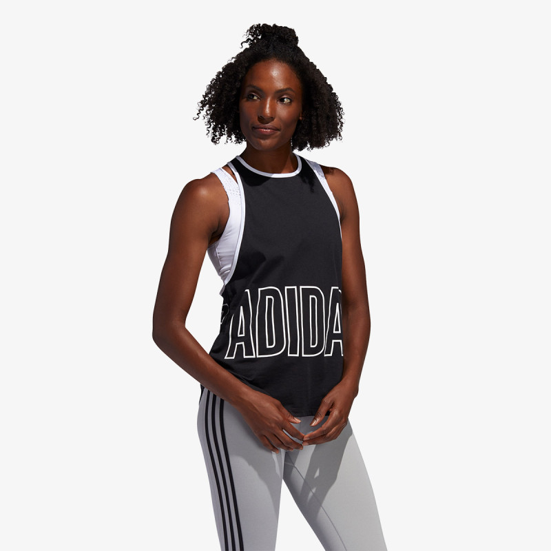 adidas Alphaskin Graphic Tank Top 