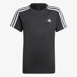 adidas BOYS D2M 3 STRIPES T-SHIRT 