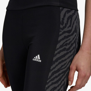 adidas High Rise Sport Zebra 7/8 