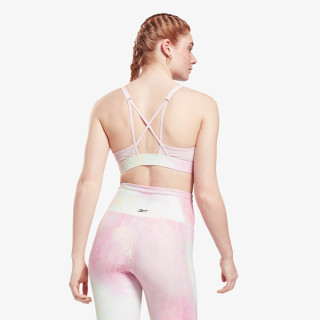 Reebok SR Lux Strappy Bra-Distorted Film 