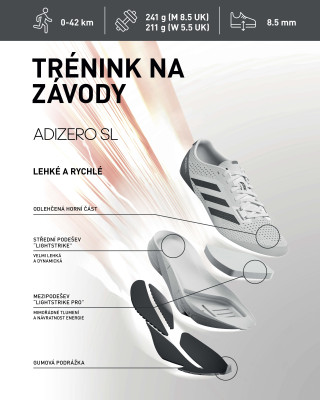 adidas BĚŽECKÁ OBUV ADIZERO SL W 