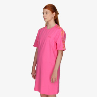 adidas Šaty Essentials 3-Stripes Single Jersey Boyfriend Tee 
