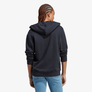 adidas Mikina Essentials Linear Full-Zip French Terry Hoodie 