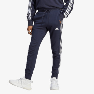 adidas Kalhoty Essentials French Terry Tapered Cuff 3-Stripes 