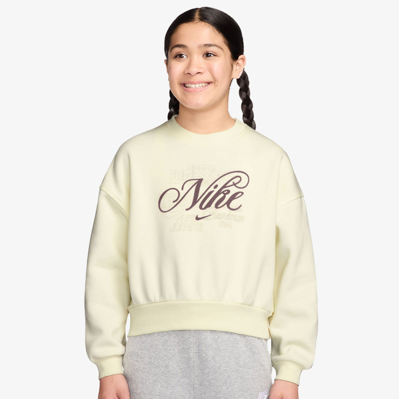 Nike G NSW CLUB FLC BXY CREW GFX 