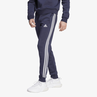 adidas Kalhoty Essentials Fleece 3-Stripes Tapered Cuff 