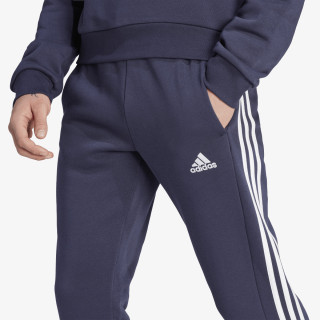 adidas Kalhoty Essentials Fleece 3-Stripes Tapered Cuff 