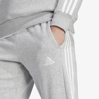 adidas Kalhoty Essentials Fleece 3-Stripes Tapered Cuff 