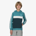 adidas Mikina Tiberio 3-Stripes Colorblock Fleece Kids 