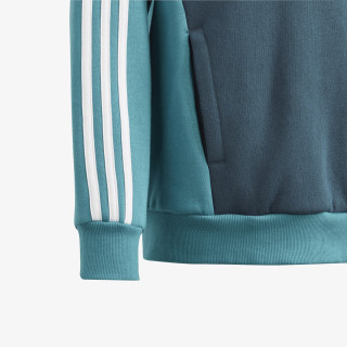 adidas Mikina Tiberio 3-Stripes Colorblock Fleece Kids 