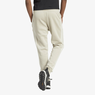 adidas Kalhoty Essentials Fleece 3-Stripes Tapered Cuff 