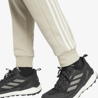 adidas Kalhoty Essentials Fleece 3-Stripes Tapered Cuff 