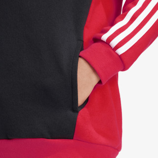 adidas Mikina Tiberio 3-Stripes Colorblock Fleece Kids 