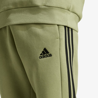 adidas Kalhoty Essentials Fleece 3-Stripes Tapered Cuff 