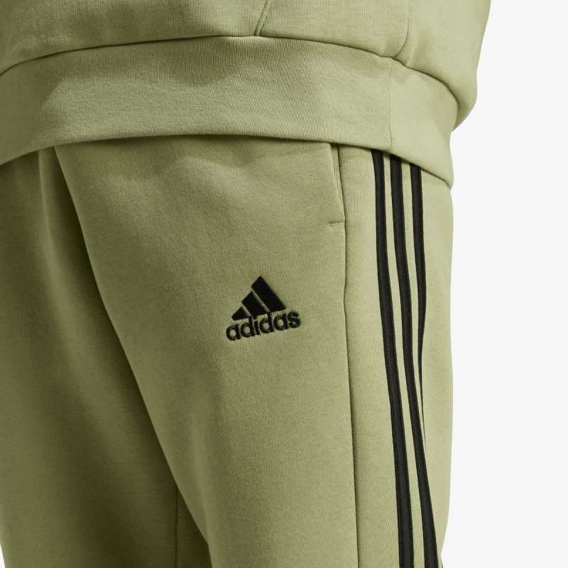 adidas Kalhoty Essentials Fleece 3-Stripes Tapered Cuff 