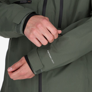 The North Face M PWDRFLO FL JKT THYME/TNF BLACK 