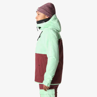 The North Face W SUPERLU JACKET PATINA GREEN/WILD GINGE