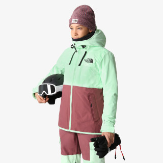 The North Face W SUPERLU JACKET PATINA GREEN/WILD GINGE