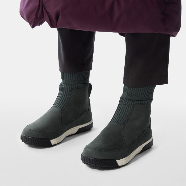 The North Face W SIERRA KNIT WP DKSGGRN/GRDNWHT 