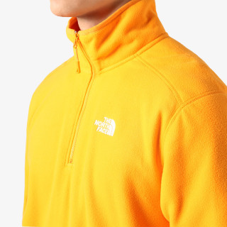 The North Face M 100 GLACIER 1/4 ZIP - EU CONE ORANGE 