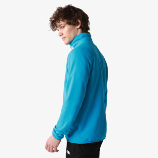 The North Face M 100 GLACIER 1/4 ZIP - EU ACOUSTIC BLUE 