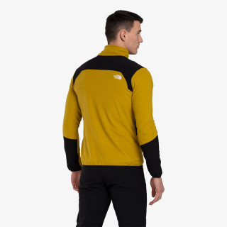 The North Face M GLACIER PRO 1/4 ZIP - EU MINERAL GOLD/ 
