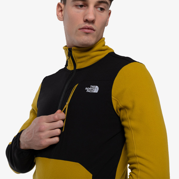 The North Face M GLACIER PRO 1/4 ZIP - EU MINERAL GOLD/ 