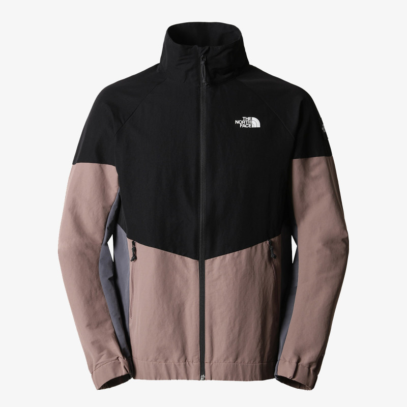 The North Face M PHLEGO TRACK TOP DEEP TAUPE/TNF BLACK 