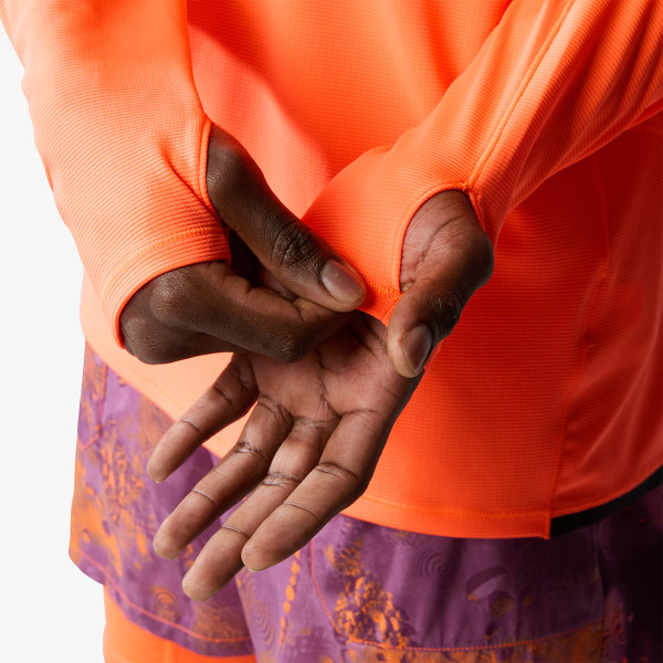 The North Face M SUNRISER 1/4 ZIP VIVID FLAME 