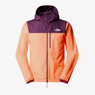 The North Face M HIGHER RUN WIND JACKET VIVID FLAME/BLA 