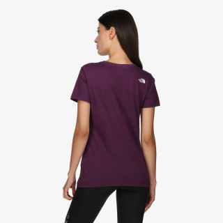 The North Face W S/S EASY TEE BLACK CURRANT PURPLE 