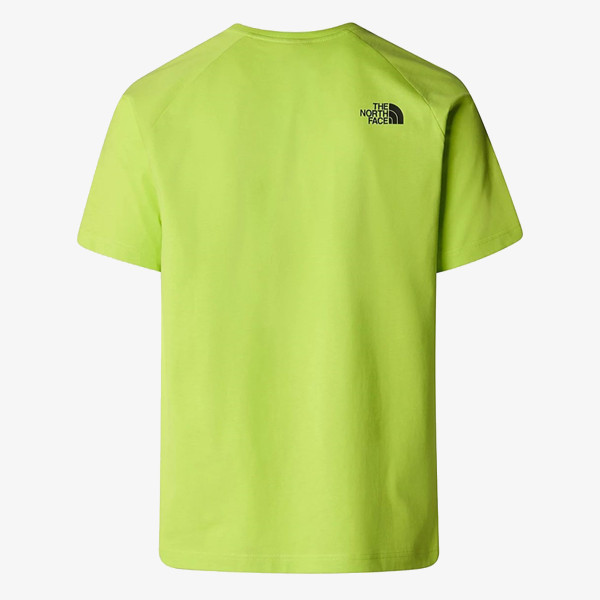 The North Face M S/S RAGLAN REDBOX TEE FIZZ LIME 