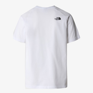 The North Face M S/S RAGLAN REDBOX TEE TNF WHITE/SMOKED 