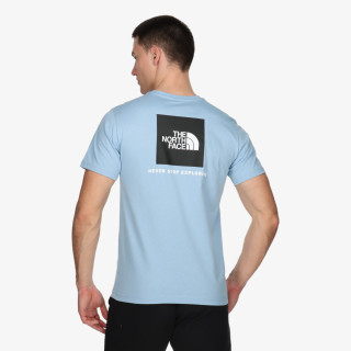 The North Face M S/S REDBOX TEE STEEL BLUE 