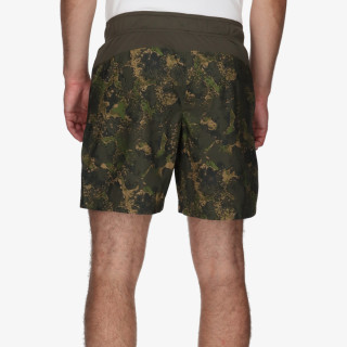 The North Face M 24/7 7IN SHORT PRINT FOREST OLIVE MOSS 