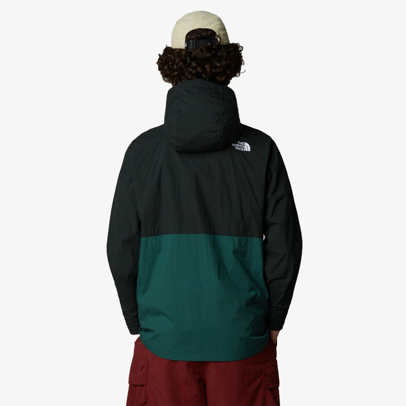 The North Face U ERSA WIND ANORAK Deep Nori-TNF Black 