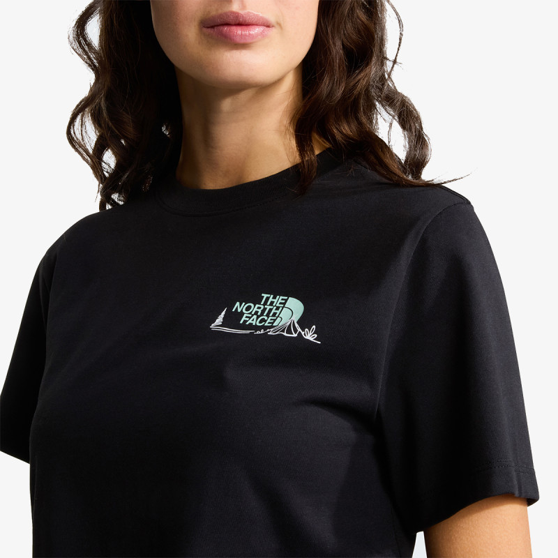 The North Face W MONTE REGULAR SHORT SLEEVE TEE-GRAPHIC 